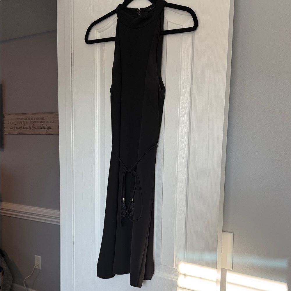 White House Black Market Black Midi Dress